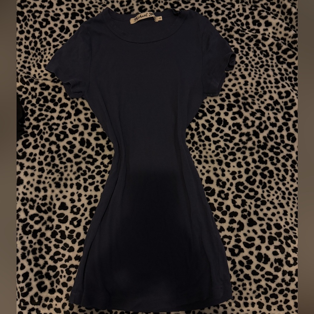 Stylish Black Dress with Short Sleeves